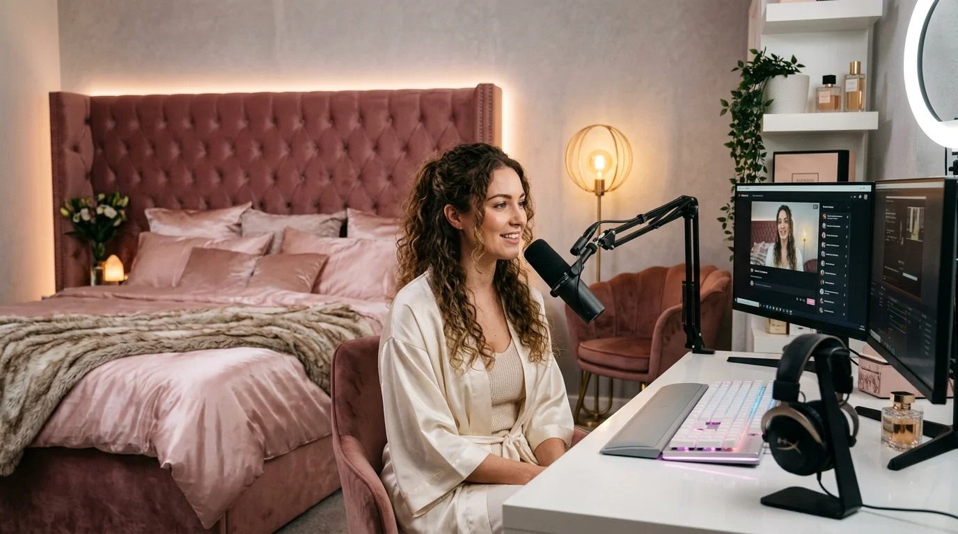 Interior cameră videochat premium